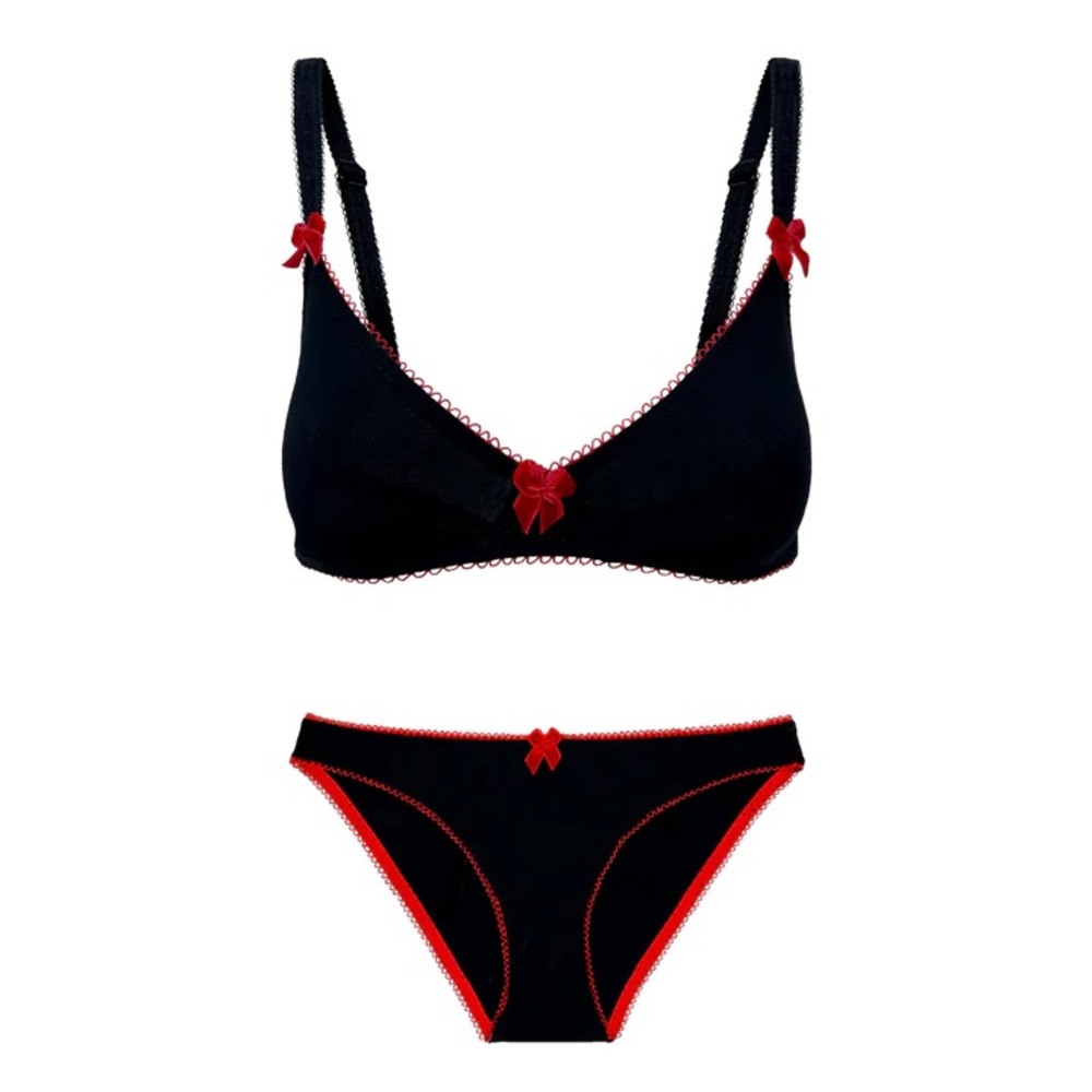 Chouchou Intimates Black Georgia set